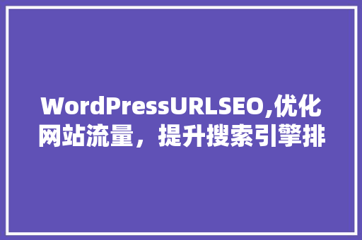 WordPressURLSEO,优化网站流量，提升搜索引擎排名