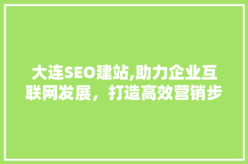 大连SEO建站,助力企业互联网发展，打造高效营销步骤