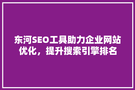 东河SEO工具助力企业网站优化，提升搜索引擎排名