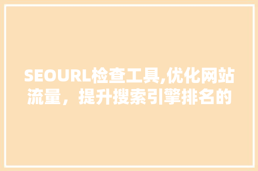 SEOURL检查工具,优化网站流量，提升搜索引擎排名的关键武器