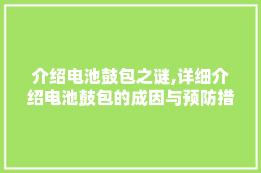 介绍电池鼓包之谜,详细介绍电池鼓包的成因与预防措施