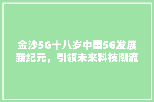 金沙5G十八岁中国5G发展新纪元，引领未来科技潮流
