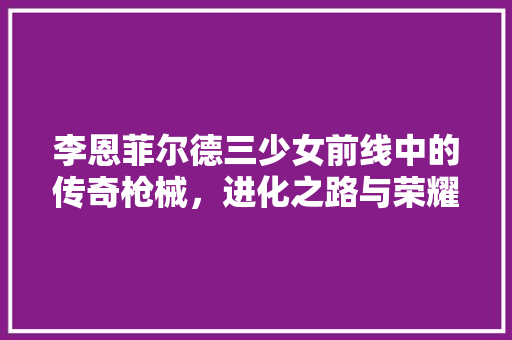 李恩菲尔德三少女前线中的传奇枪械，进化之路与荣耀时刻