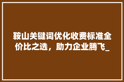 鞍山关键词优化收费标准全价比之选，助力企业腾飞_鞍山关键词优化怎么收费